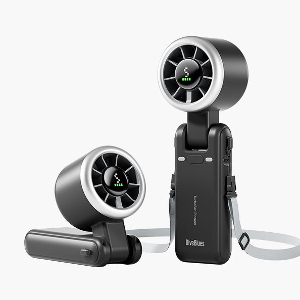 Diveblues Portable Turbo Handheld Fan N607D