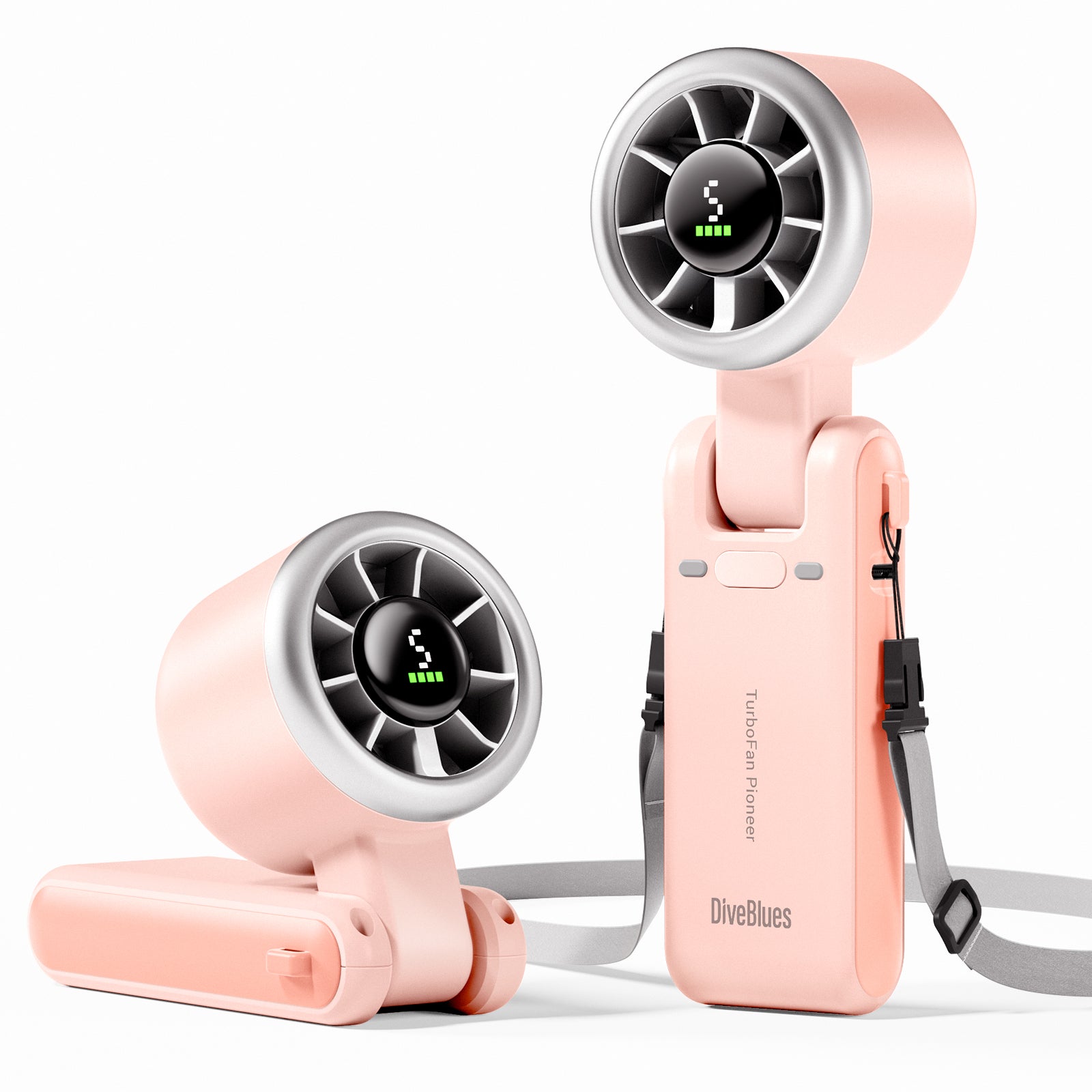 Diveblues Portable Turbo Handheld Fan N607D