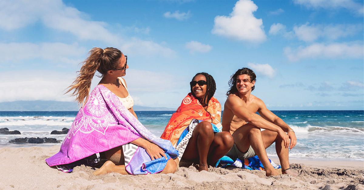 Beach Towels in Confetti Blu for Women